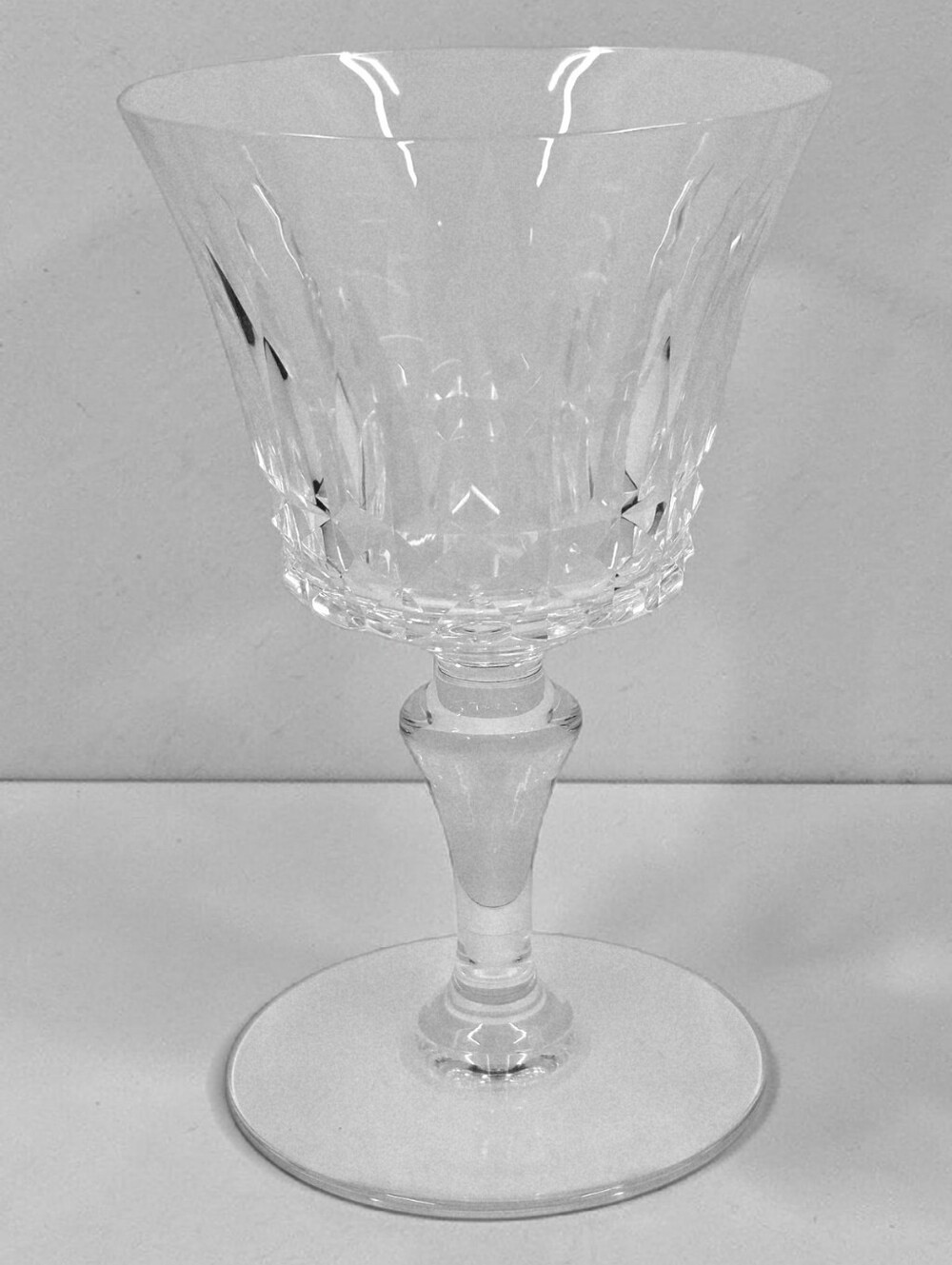 Baccarat Piccadilly Tall Crystal Water Goblet Stamped Made In France